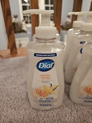 Jabón líquido de manos Dial nuevo, miel de vainilla, 7,5 fl oz Foto 1 de 3