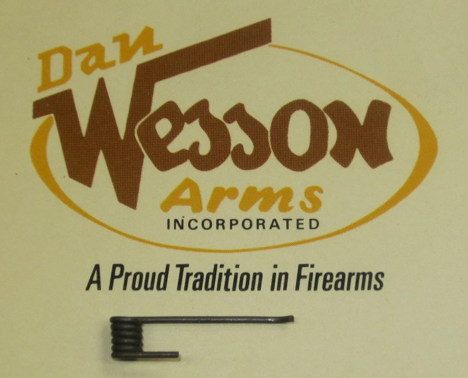 Dan Wesson Trigger Return Spring 全新工厂原始设备制造商 适用于所有 357 & 22 左轮手枪 — 第 1/1 张图片