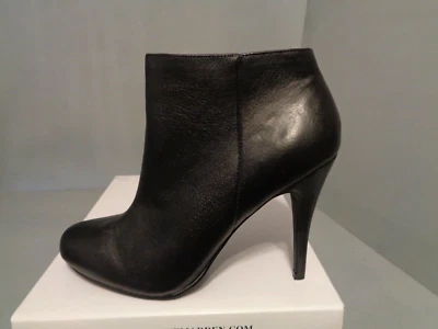 Sz 10 Steve Madden Women's Armen Ankle Boots Black Leather High Heel Booties NIB - Image 1 of 3