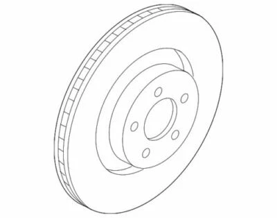 OEM NEW 2015-2020 Ford Mustang Convertible Coupe Disc Brake Rotor Gr3Z-2C026-C - Image 1 of 2