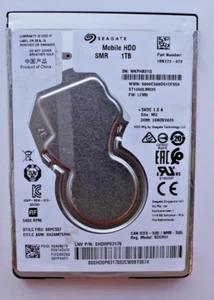 Seagate 1TB 2.5" SATA HDD ST1000LM035 SMR 5400RPM Laptop Hard Drive Tested - Afbeelding 1 van 2
