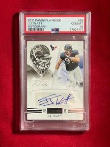 J.J. WATT 2011 PANINI PLAYBOOK RC AUTOGRAPH SP AUTO #23/299 PSA 10 POP 3 - Picture 1 of 2