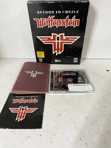 Return to Castle Wolfenstein 2001 CD Manual PC Game Disc Box and Key - Picture 1 of 11