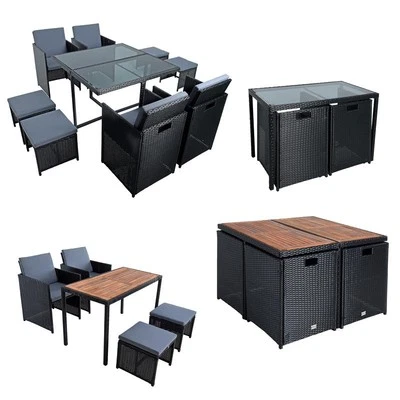 Polyrattan Gartenmöbel Set Sitzgruppe Essgruppe Gartenset Rattanmöbel Rattan Set - Bild 1 von 4