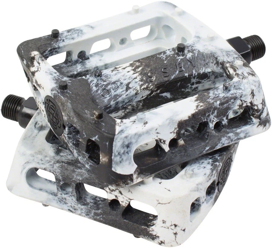 PEDALES PC ODYSSEY BMX BIKE TWISTED PRO 9/16" BLANCO/NEGRO Foto 1 de 1