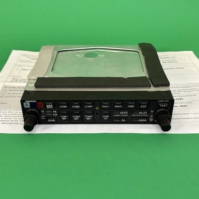 Garmin GMA 340 Audio Panel 011-00401-10 With 2025 EASA Form 1 - Изображение 1 из 3