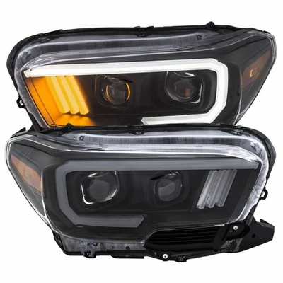 ANZO For Toyota Tacoma 2016-2020 Projector Headlights w/Plank Style Design Foto 1 de 4