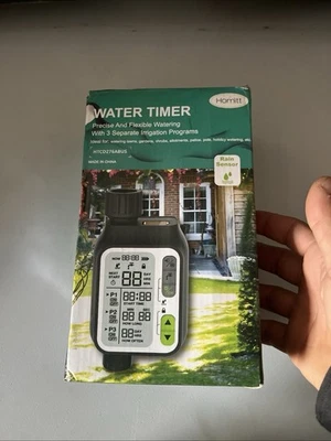 ДАТЧИК ДОЖДЯ ТАЙМЕР ВОДЫ HCT-355. АВТОМАТИЧЕСКИЙ ПОЛИВ. 3 ПРОГРАММЫ SEPSRATE. - Изображение 1 из 4