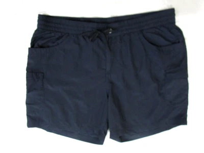 Columbia Womens Nylon Shorts Size XL Black Unlined Outdoor Hike Swim Fish Cargo - Image 1 of 4