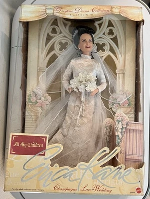 Barbie como Erica Kane All My Children Boda Barbie Muñeca De Colección 1999 Mattel Foto 1 de 4