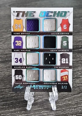 Kobe Barkley Erving Garnett Duncan 2021 Hoja Ultimate Sports "The Ocho" G-U 7/7 Foto 1 de 3
