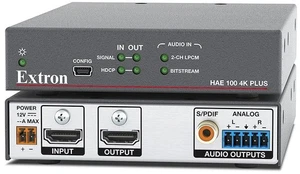 Extron 60-1681-01 HAE 100 4K Plus 4K/60 HDMI Audio De-Embedder - Picture 1 of 1