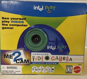 Caméra vidéo pour ordinateur Intel Play Me2Cam authentique Mattel **LIRE** - Photo 1/7