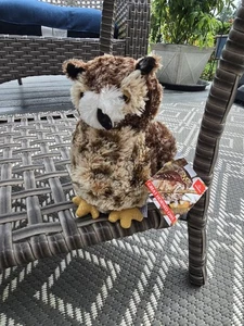 Aurora Osmond Great Horned Owl 6” Plush Cute New w/Tags - Picture 1 of 6