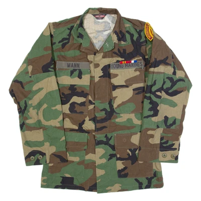 TRU-SPEC Young Marines Mens Military Jacket Green Camouflage XS - Image 1 of 4