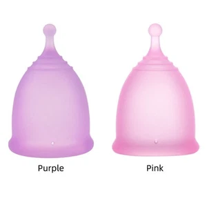 Ensemble de coupe menstruelle en silicone Coupe menstruelle portable - Picture 1 of 16