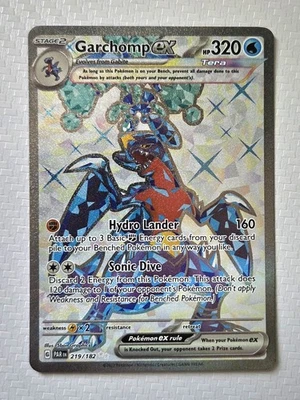 Pokemon TCG: Garchomp ex (219/182) - Paradox Rift Holo - Image 1 of 2