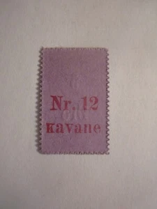 FICHA DE CARTÓN GREENLANDIA 5 ORE KAVANE N12 - Imagen 1 de 2