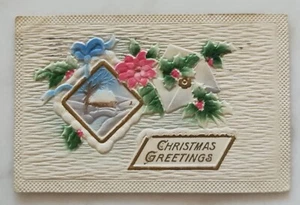 Alte AK Weihnachtskarte 1923 - Weehawken - Oevenum/Föhr - Bild 1 von 2