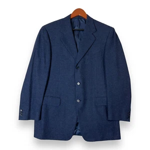 Canali Herren Gr. 50R Blazer Sport Mantel Blau 100% Schurwolle 3-Knopf Sakko - Bild 1 von 10