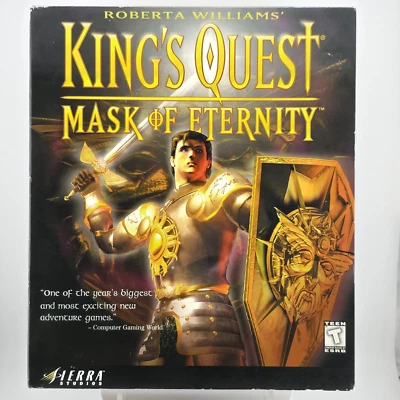 King's Quest VIII: Mask of Eternity, 1998, Big Box, New & Sealed - Image 1 of 4