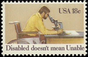 Scott 1925, The 18¢ International Year of the Disabled from 1981 - MNH - Picture 1 of 1