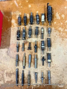 LOT OF 30 USED ASSORTED AIRCRAFT SHEET METAL COUNTERSINK CAGE FREE SHIPPING - Picture 1 of 13
