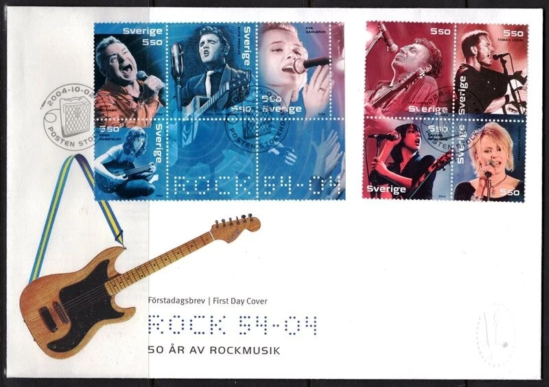 Sweden 2004 Elvis Presley -  music - art FDC - Image 1 of 1