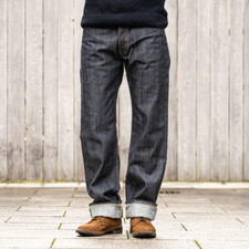 Edwin Nashville 14oz Red Listed Selvage Classic Straight Blue Unwashed W40 L34
