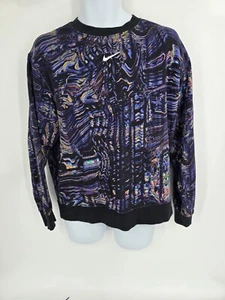 Womens Nike Sweatshirt Sportswear Trend Dance Fleece Crew Loose Fit Size S - Picture 1 of 12