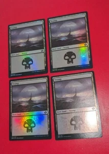 MTG 4 x *FOIL * The Brothers' War SWAMP #272 NM - Imagen 1 de 1