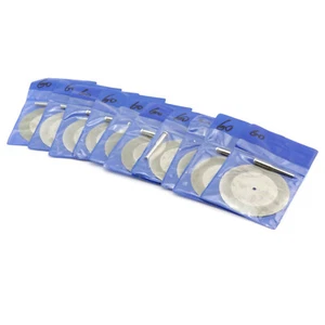 10Pcs 60mm Diamond Rotary Blade Saw Cut-off Disc Coated Cutting Wheel for Dremel - Picture 1 of 9