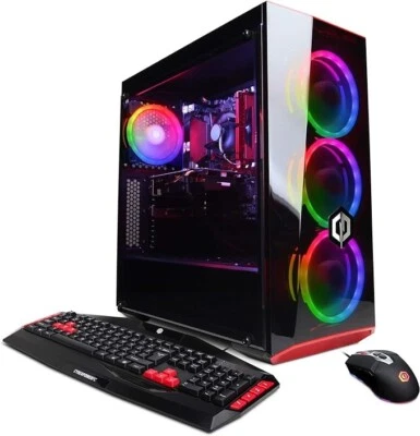  CyberpowerPC Xtreme VR Gaming PC, Intel Core i5-9400F 2.9GHz, NVIDIA GeForce GT - Image 1 of 4