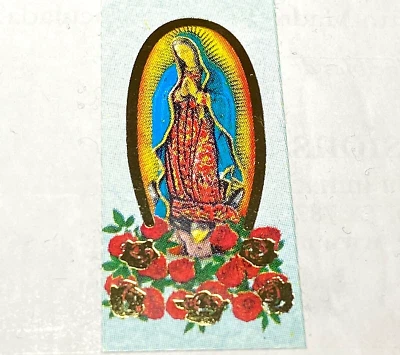 Stickers Gold Foil Catholic Religious Virgin Mary Guadalupe Love & Compassion - Image 1 of 4