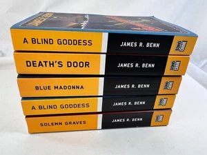 Set Of 5 James R. Benn Billy Boyle WWI Mystery Books ~ Very Good Condition PB - Picture 1 of 17
