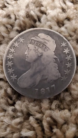 1817 - 90% Silver Capped Bust Half Dollar Cover