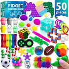 New 50Pcs Fidget Toys Pack - Kids Stocking Stuffers Gifts for Kids, Party Favors