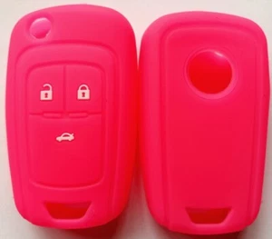 PINK HOLDEN CAR FLIP KEY COVER CASE FOR CHEVROLET COLORADO AVEO CRUZE - Picture 1 of 4