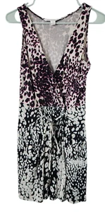 Diane Von Furstenberg Womens Sz 6 Silk Mini Dress Sleeveless Tank Pockets - Picture 1 of 7