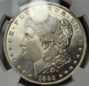 1885 O Morgan Silver Dollar $1 NGC MS66 Great Flashy Luster New Orleans *K206 - Picture 1 of 6