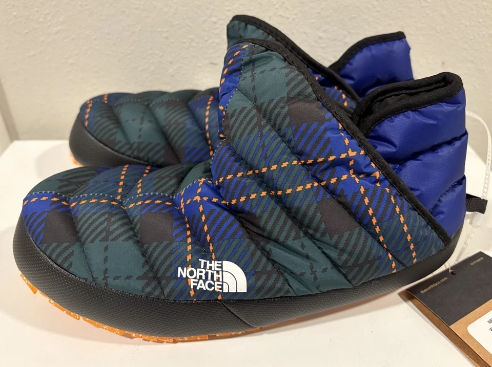 Zapatillas botín de tracción The North Face verde azul tartán a cuadros para mujer 7 nuevas con etiquetas Foto 1 de 4