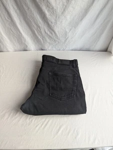 M&S Mens Jeans Black Denim Cotton Waist 36" Leg 31" - Picture 1 of 7