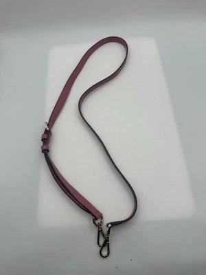 MICHAEL KORS CORREA DE REPUESTO DE HERRAJES DE CUERO SAFFIANO ROSA TONO DORADO Foto 1 de 4