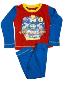 CB43# Pyjama-Set Jungen blau/rot Thomas The Tank Engine 2-3 Jahre ohne Marke - Bild 1 von 14