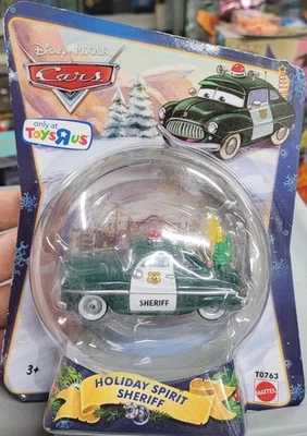 Disney Pixar Cars Holiday Spirit Sheriff Mattel Toys R Us эксклюзивный выпуск новый нераспакованный - Изображение 1 из 4