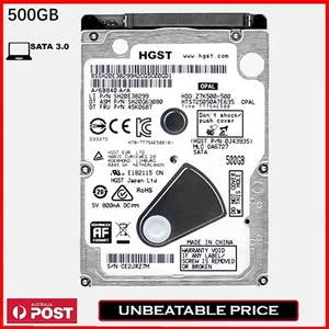 HGST 500GB 5400 RPM SATA III 2.5" HDD Hard Drive for PC Mac Laptop PS4 Xbox - Picture 1 of 2