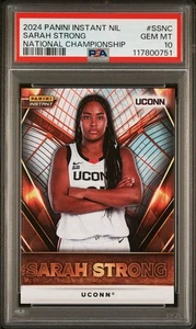 PSA 10 Sarah Strong /773 2024-25 Panini Instant #PBNC National Champs UConn - Picture 1 of 7