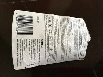 Sylvania 9006.BP High Performance Headlight NEW - Image 1 of 2