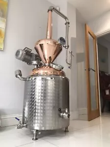 COPPER POT STILL DISTILLERY CRAFT SPIRITS GIN VODKA MOONSHINE RUM ALEMBIC COLUMN - Picture 1 of 15