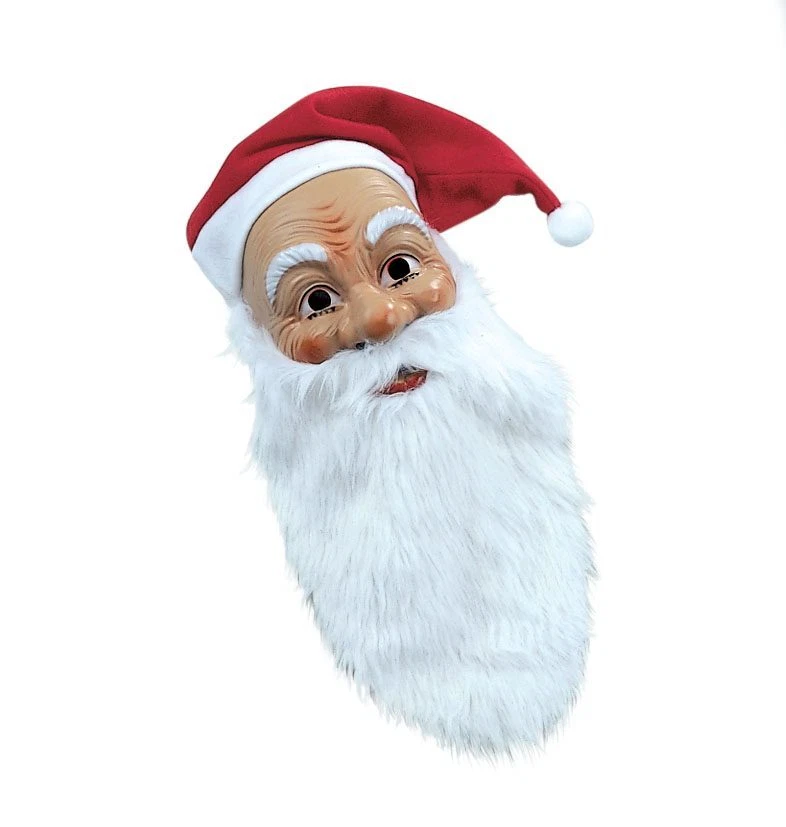 FESTARTIKEL MÜLLER Nikolaus Weihnachtsmann Santa Claus Maske mit Mütze u. Bart